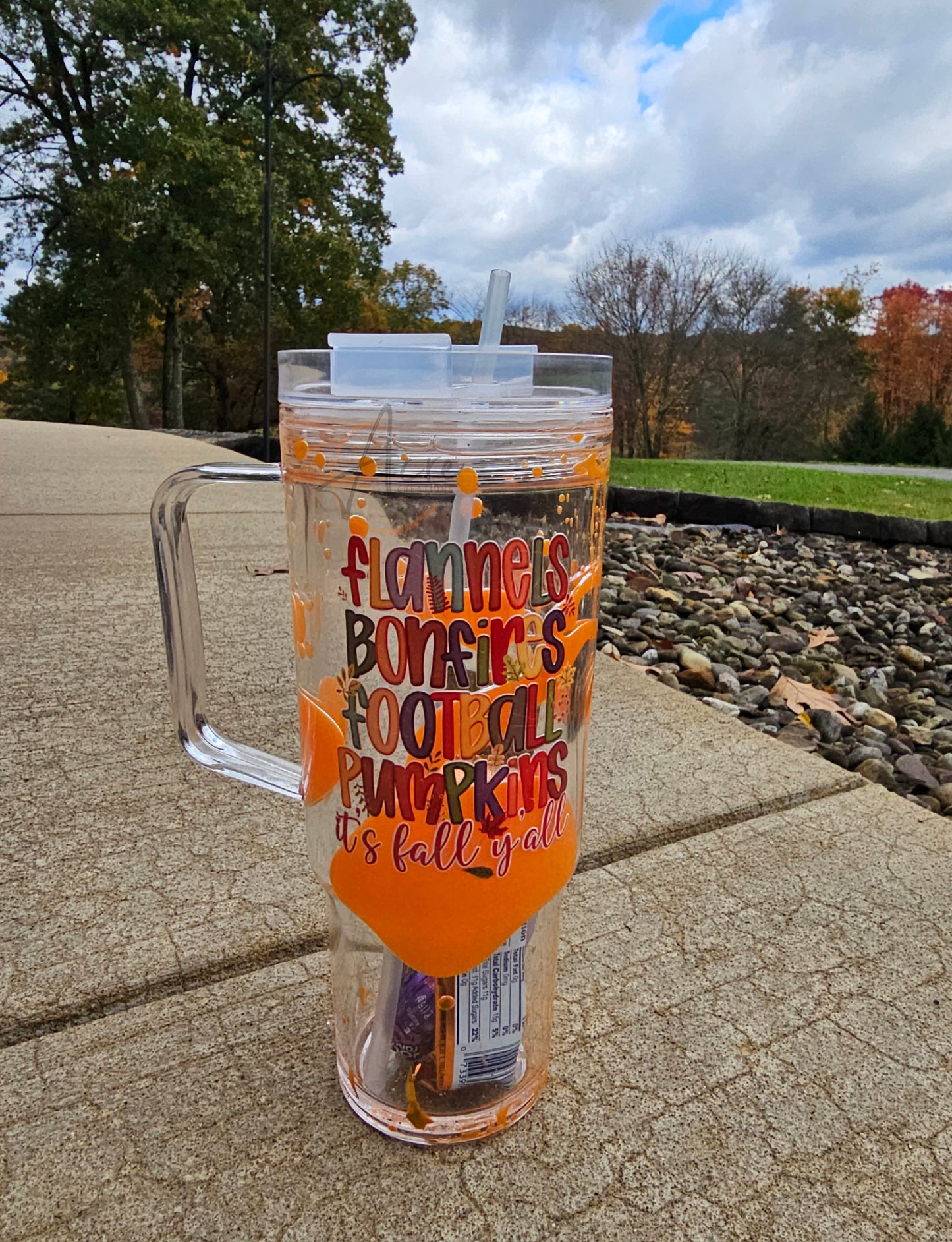 40oz flannels & bonfires lava drip
