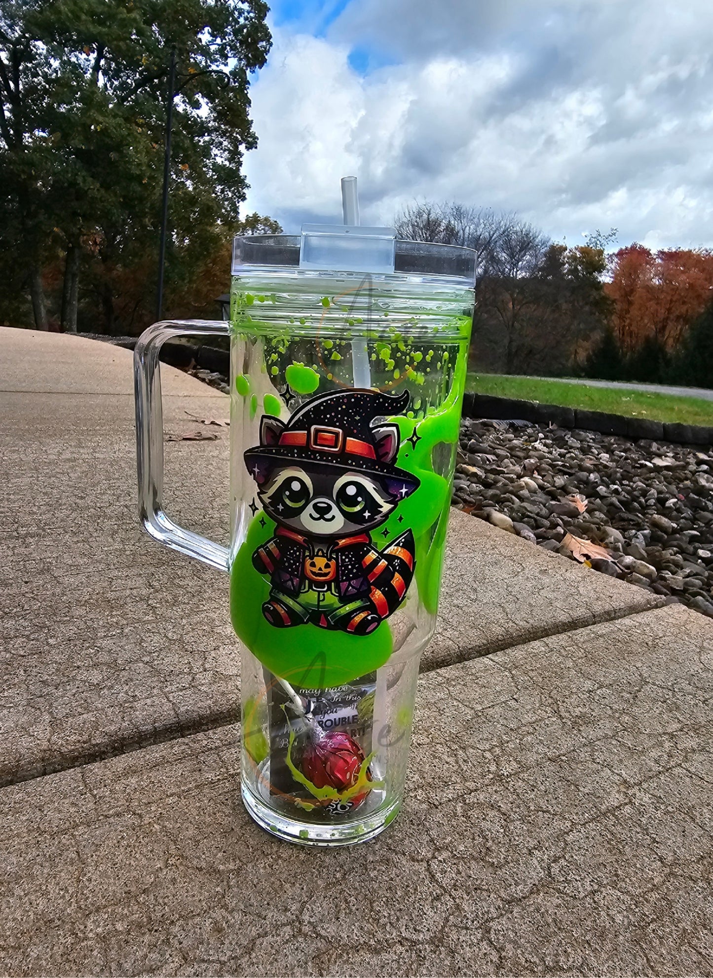 40oz lava Halloween cup