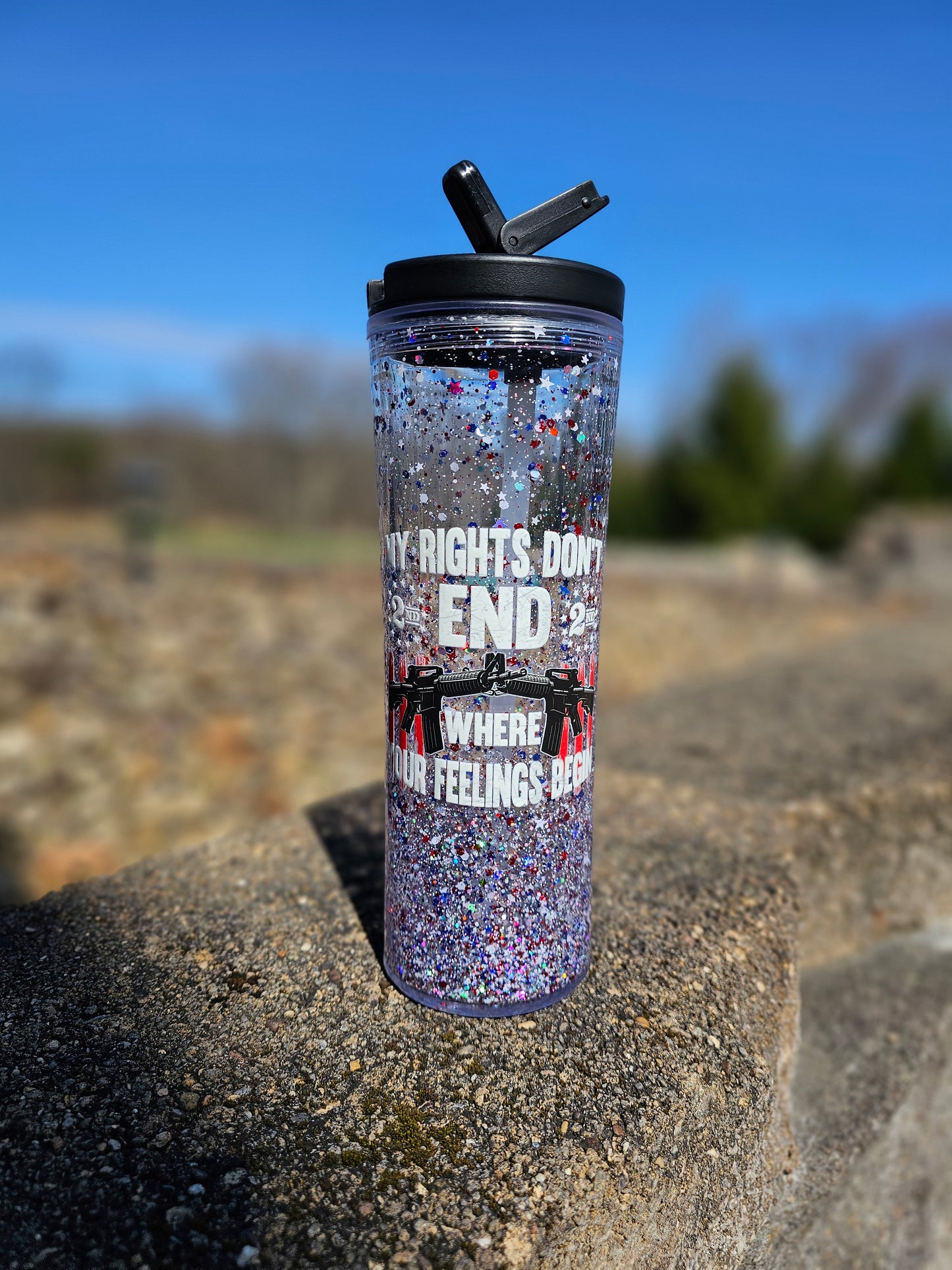 20oz my rights fliptop cup