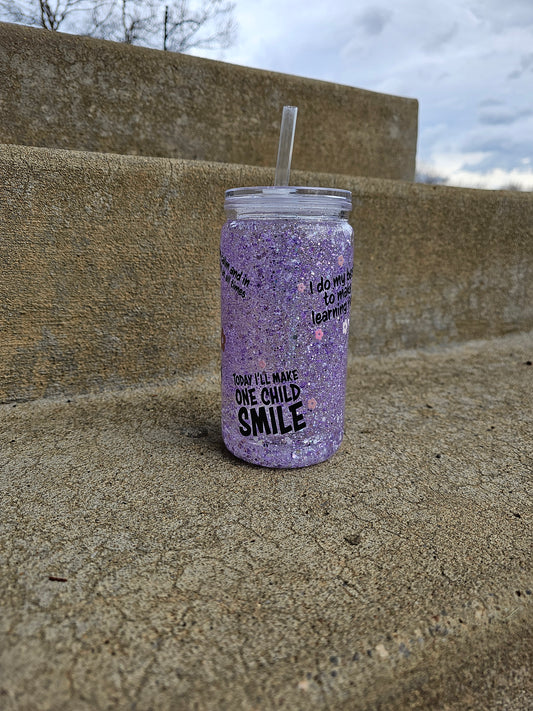 16oz acrylic teacher cup