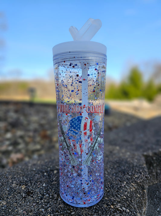 20oz will not comply fliptop cup