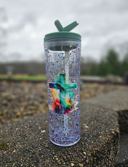 20oz cross flip top cup